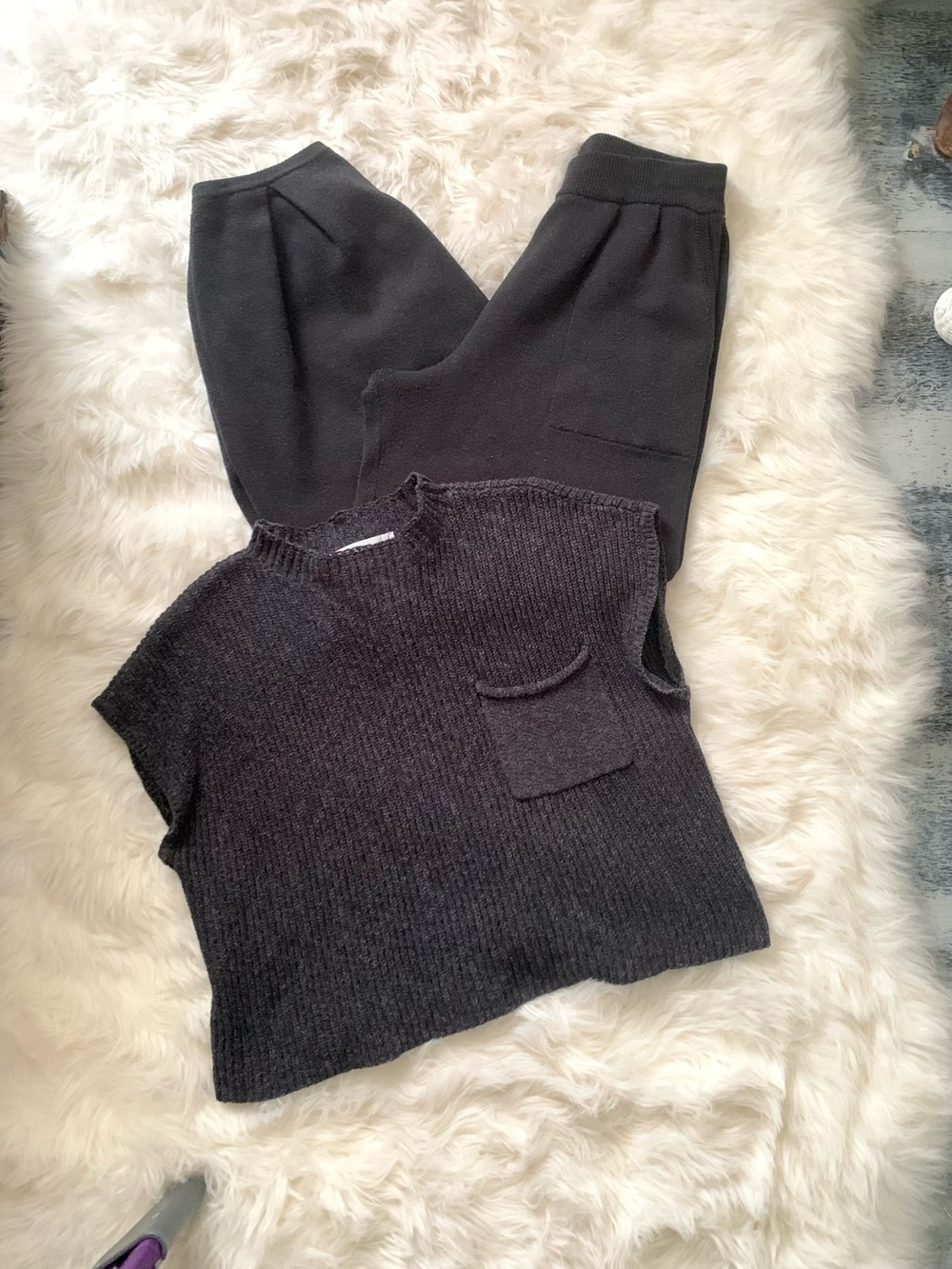 Free People Beach Freya Black/Charcoal Set Size Small